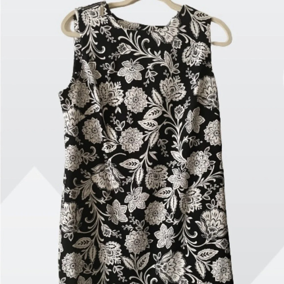 Alyx Black and White Floral Dress  Size 12 - Picture 3 of 8